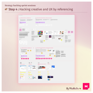 Reference UX/UI hack board